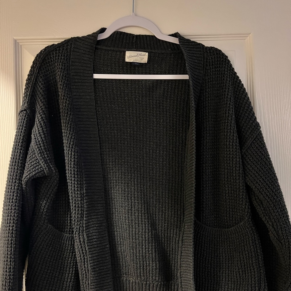 Universal Thread Dark Grey Baggy Cardigan